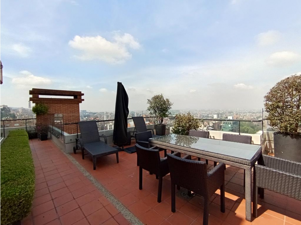 Apto Chicó Alto: 241m2 + terraza, 3H, 3.5B y 3P / Clubhouse