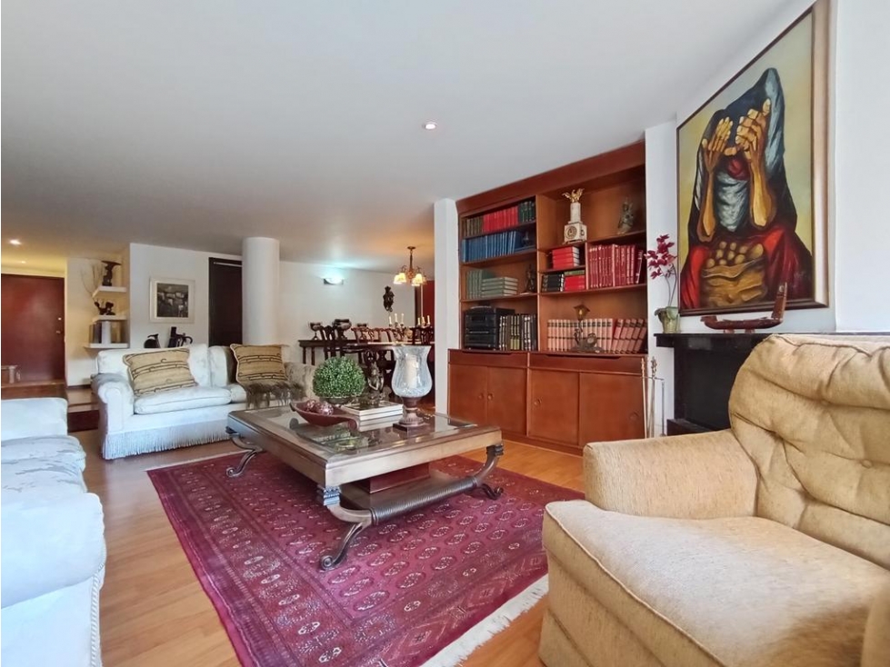 Apto Santa Bárbara Occidental: 152m2, 2 cuartos, 2 baños y 2 garajes