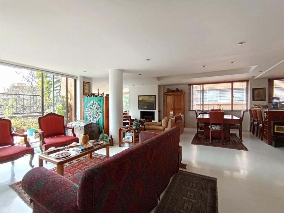 Apto Chicó: 133m2 + terraza 30m2, 1 cuarto, 2 baños y 2 garajes — foto 2