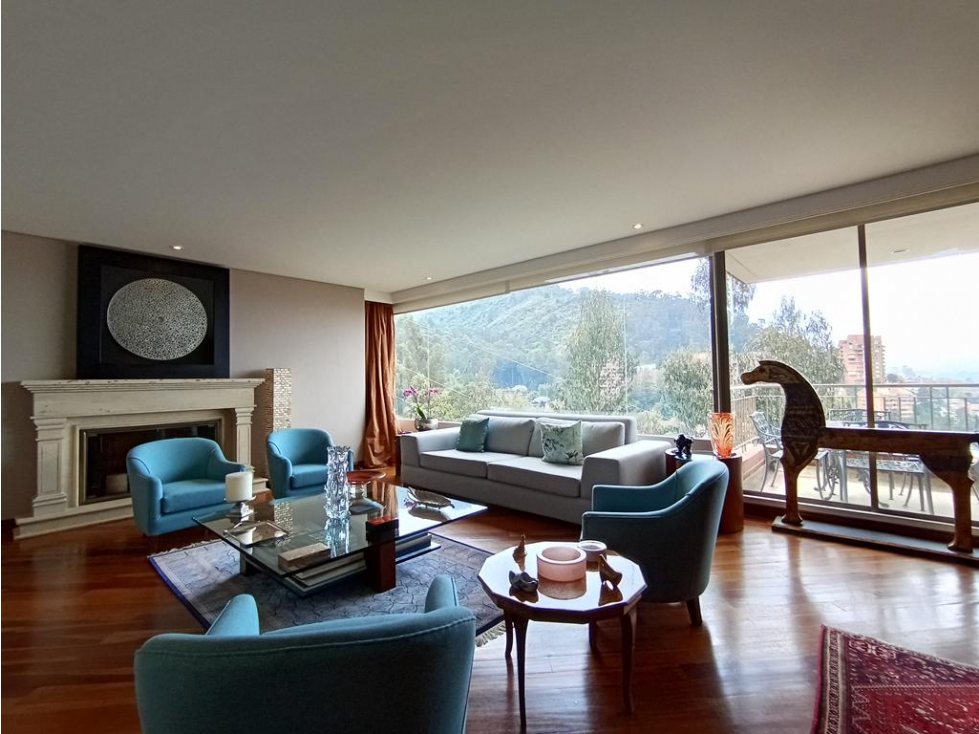 Apto Chicó Alto: 356m2 + terrazas, 4 cuartos, 3.5 baños y 3 garajes — foto 2