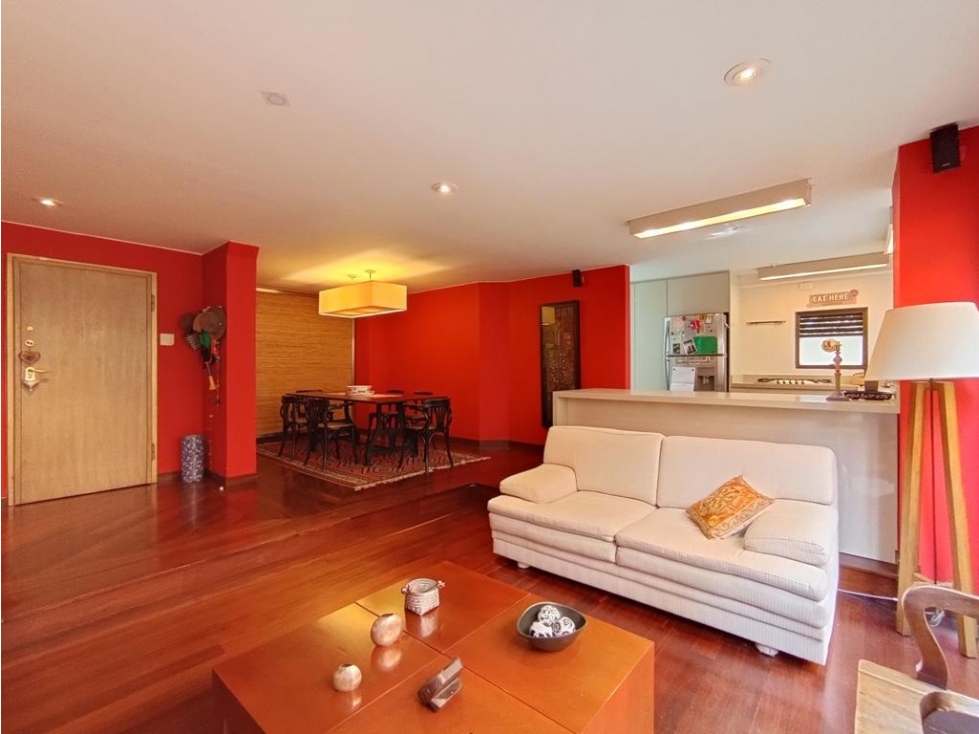 Apto El Nogal: 100m2 + terraza 30m2, 1 cuarto, 2 baños y 1 parqueadero - 2