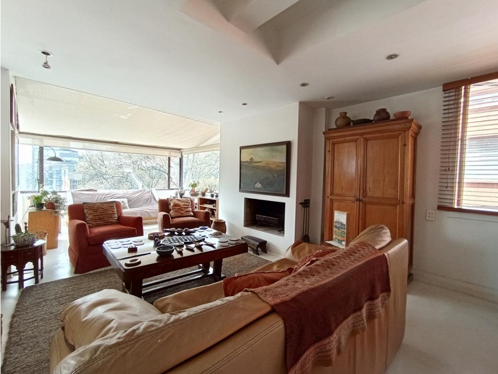 Apto Chicó: 133m2 + terraza 30m2, 1 cuarto, 2 baños y 2 garajes — foto 3