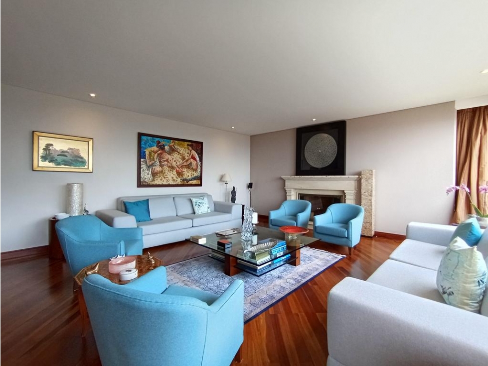 Apto Chicó Alto: 356m2 + terrazas, 4 cuartos, 3.5 baños y 3 garajes — foto 3