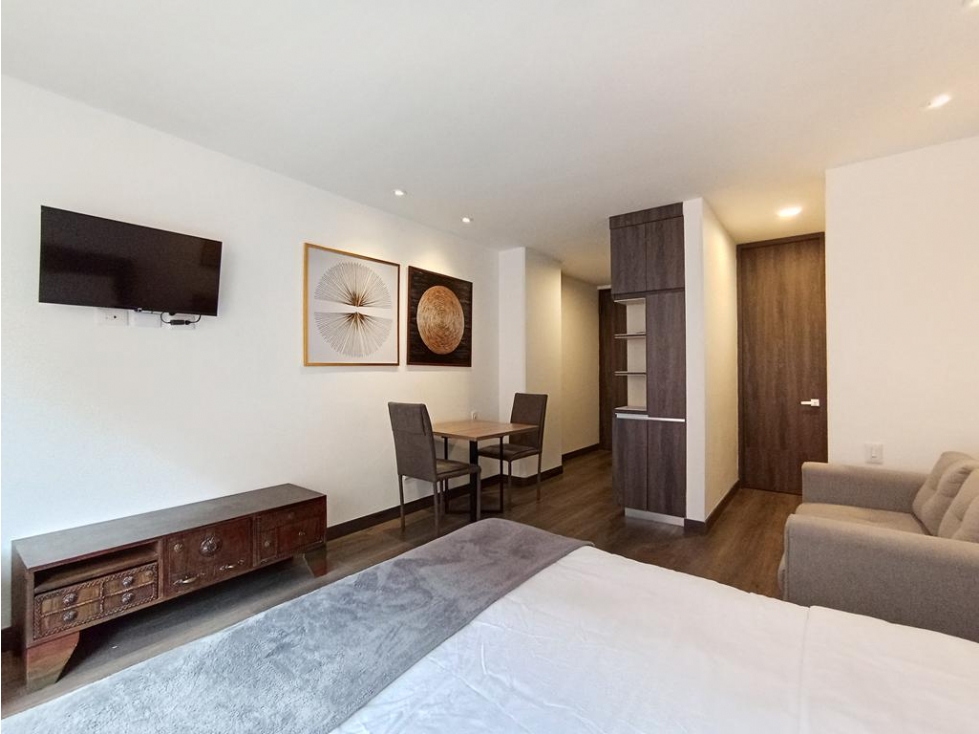 Apto Chicó III: 31m2, balcón, 1 cuarto, 1 baño y 1 parqueadero — foto 4