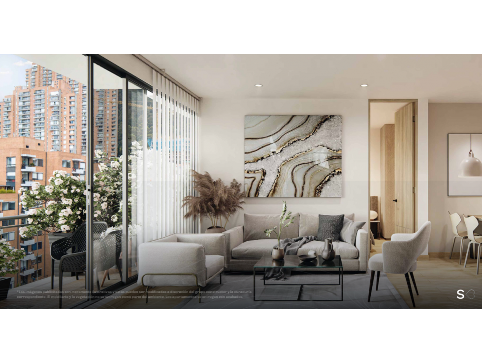 Apartamento en venta Chapinero 61 m2 con Balcon