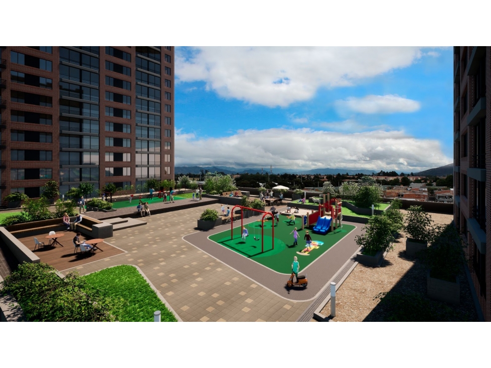 Apartamento en venta de 26 m2 Colina
