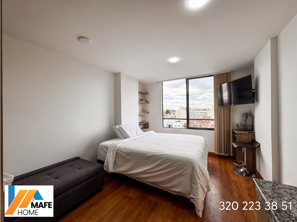 Arriendo apartaestudio amoblado en castellana bogota — foto 5
