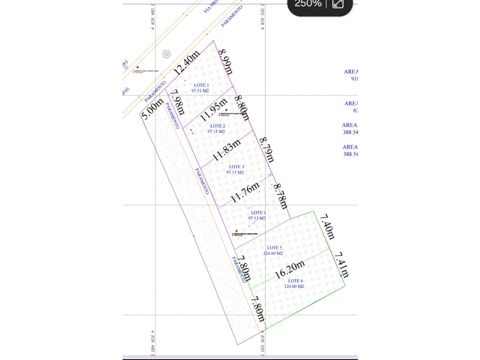 Venta lote en Mesitas 97 M2 - 4