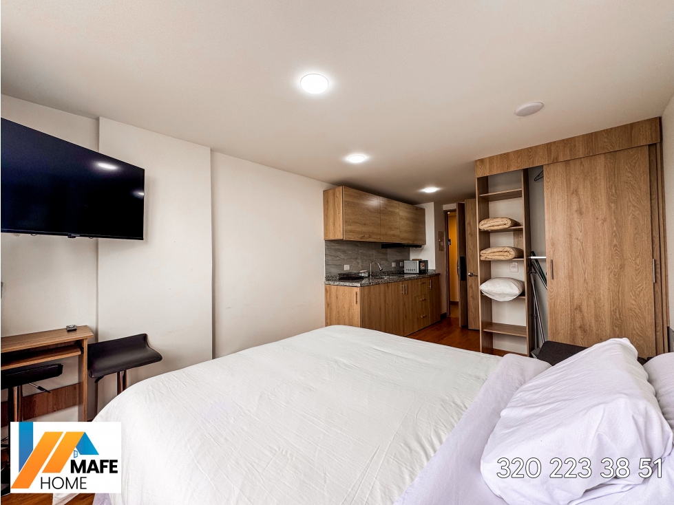 Arriendo apartaestudio amoblado en castellana bogota — foto 6