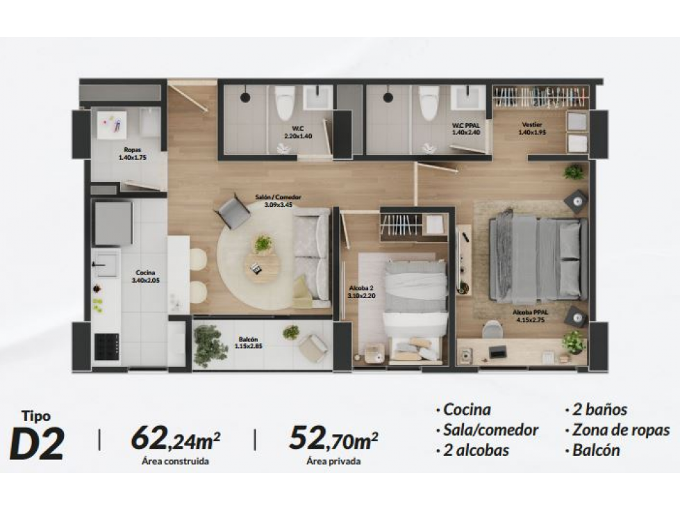 Apartamento en Venta Nuevo Suba — foto 4