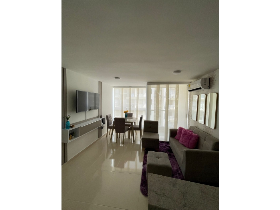 VENTA APARTAMENTO MIRAMAR AMOBLADO