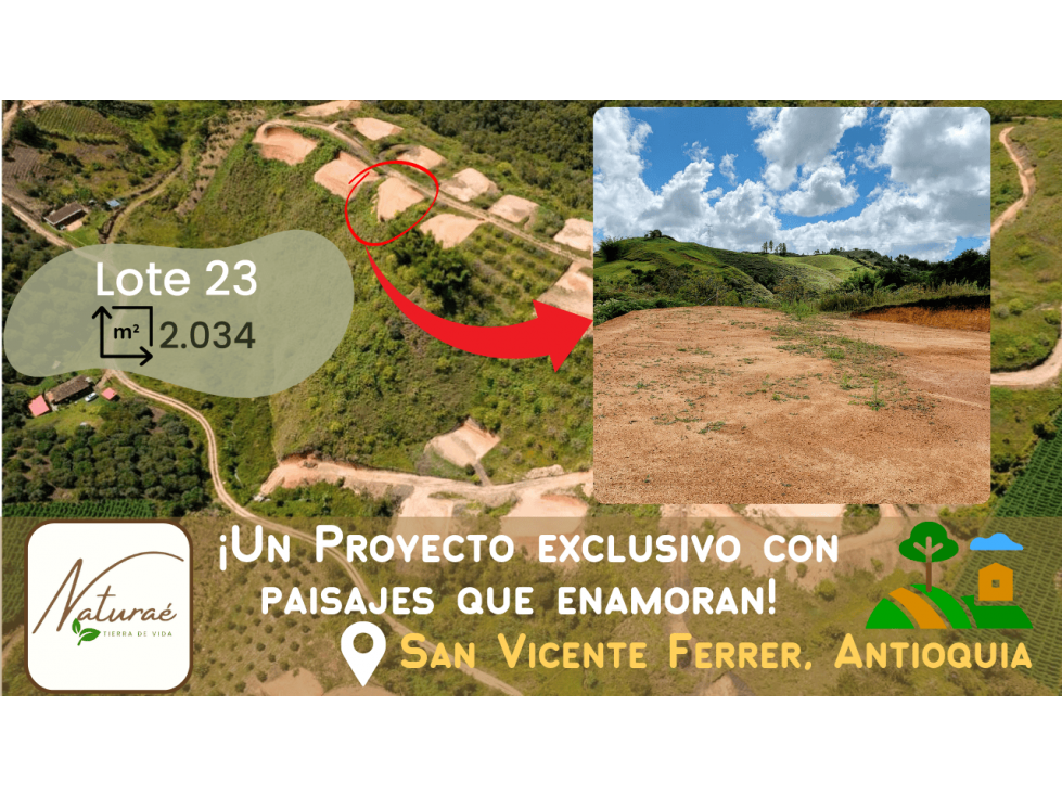 Venta de Lote en San Vicente con topografía ideal | #23