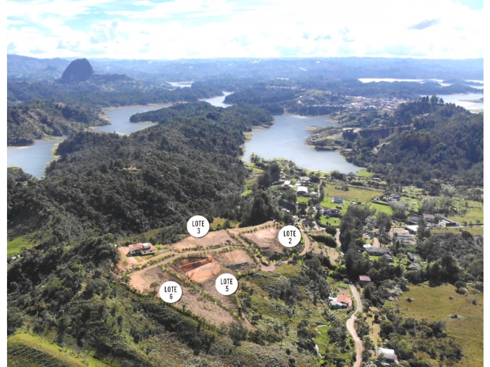 Venta de Lote en Guatapé, Antioquia | Vista al embalse. — foto 4
