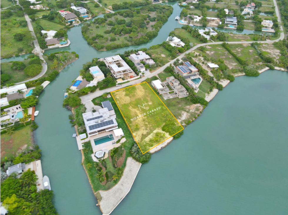 Lote VENTA de 2.571 sobre CIENAGA PORTONAITO Marina de Baru Cartagena — foto 3