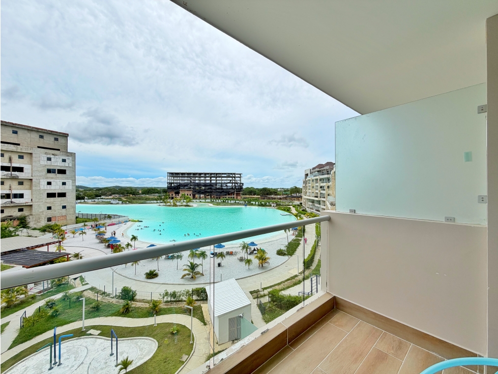 VENTA apartamento 1 alcoba BAIA KRISTAL Vista al LAGO Cartagena — foto 3