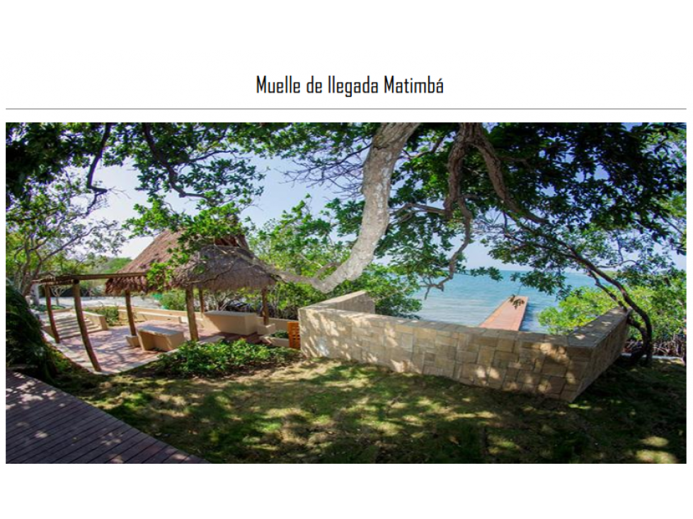 Venta lote de terreno en Matimba Condominio en Isla de Baru Cartagena — foto 5