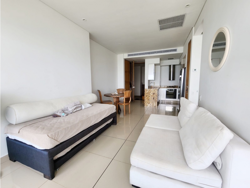 VENTA APARTAMENTO 1 ALCOBA EDIFICIO H2 PLAZA BOCAGRANDE CARTAGENA — foto 2