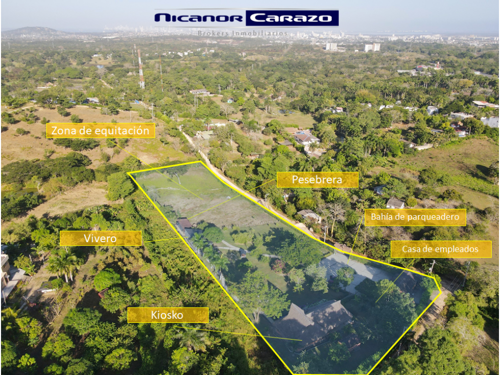 Vendemos lote de 1 hectárea en Los Naranjos en Turbaco en Bolivar - 1