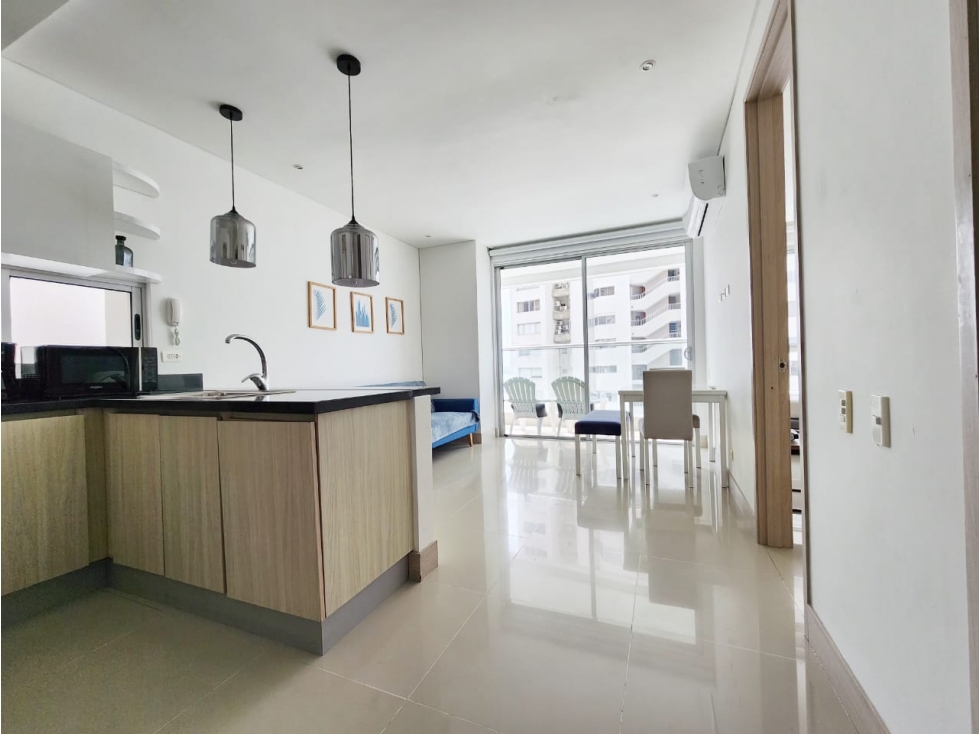 VENTA APARTAMENTO 1 HABITACION MURANO ELITE BOCAGRANDE CARTAGENA — foto 6