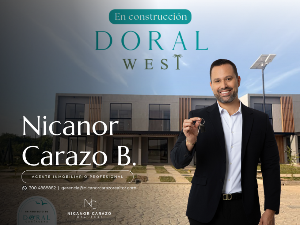 Venta CASA DORAL WEST en ZONA NORTE Cartagena de indias.