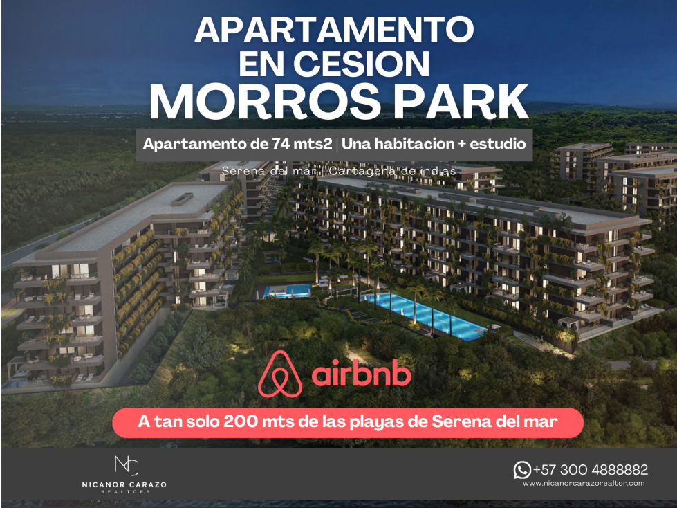 VENTA apartamento CESION 2 habitaciones Morros Park Serena del Mar