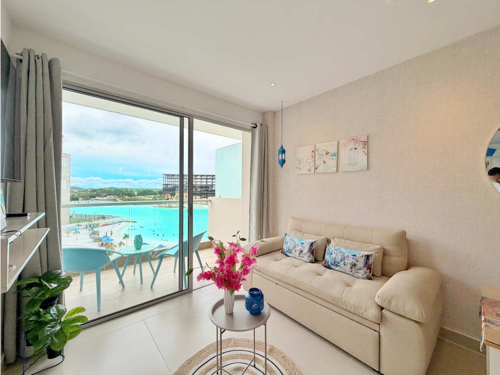 VENTA apartamento 1 alcoba BAIA KRISTAL Vista al LAGO Cartagena — foto 6