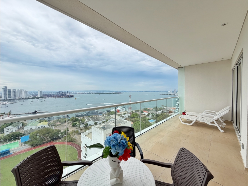 VENTA apartamento 1 HABITACION Condominio H2 en BOCAGRANDE Cartagena
