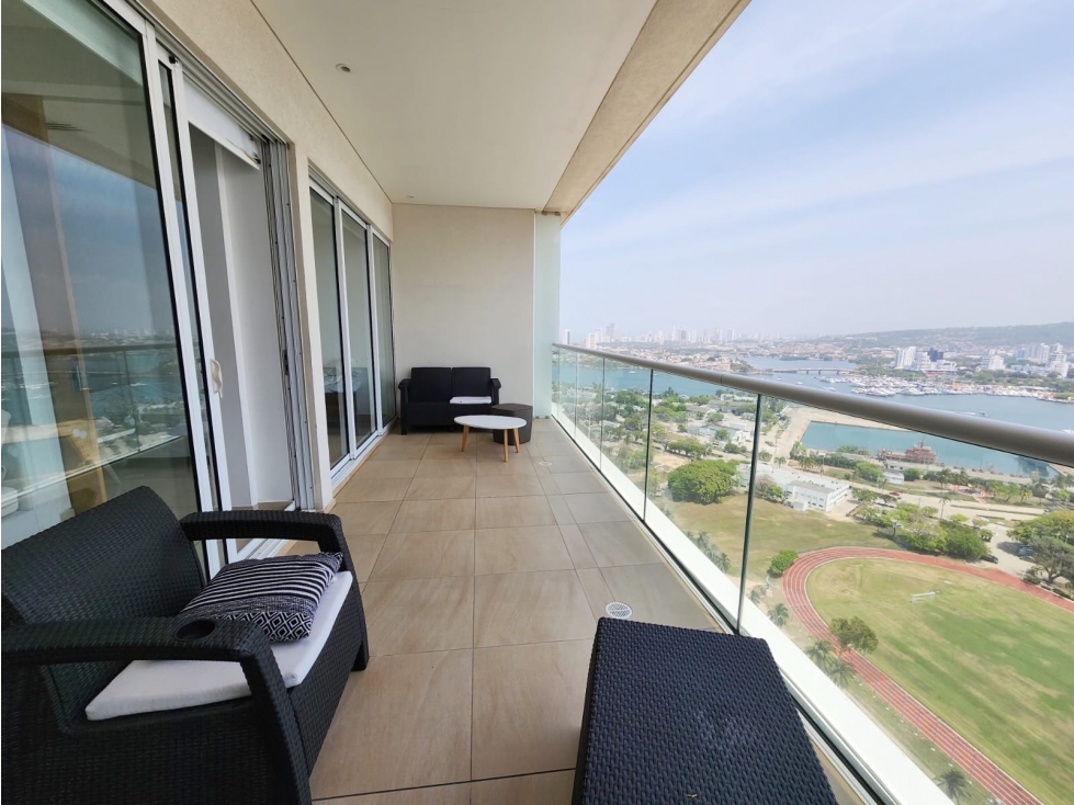VENTA APARTAMENTO 1 ALCOBA EDIFICIO H2 PLAZA BOCAGRANDE CARTAGENA — foto 5