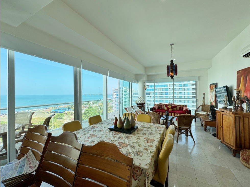 Venta apartamento 3 alcobas en Morros Vitri en La Boquilla Cartagena