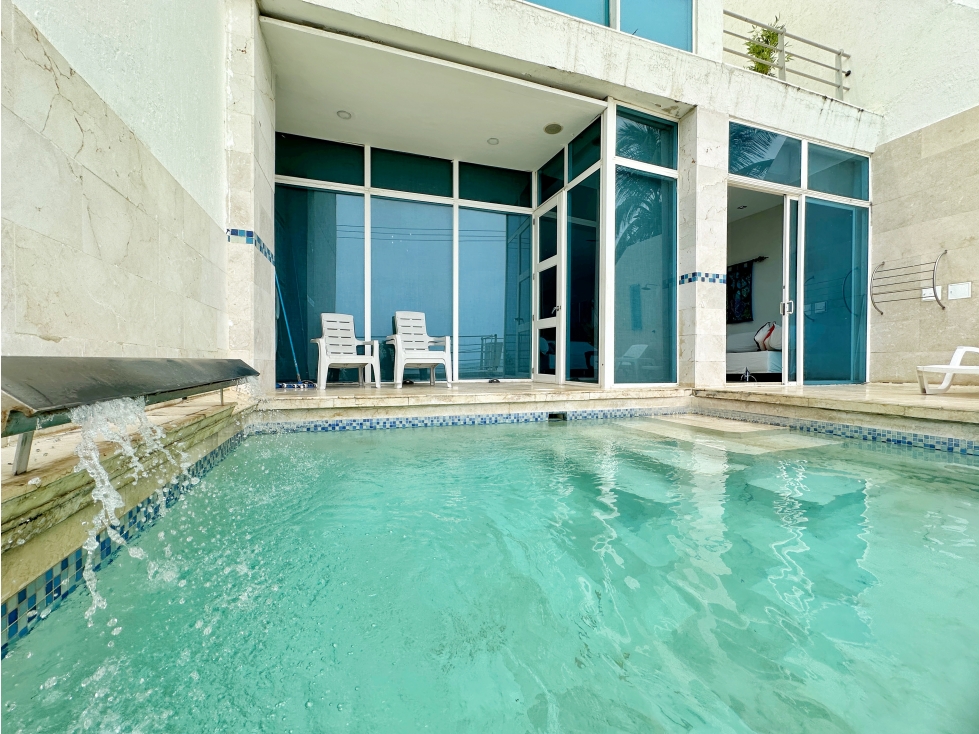 Vendemos casa tipo LOFT de 4 alcobas con vista al Mar Bocagrande — foto 3