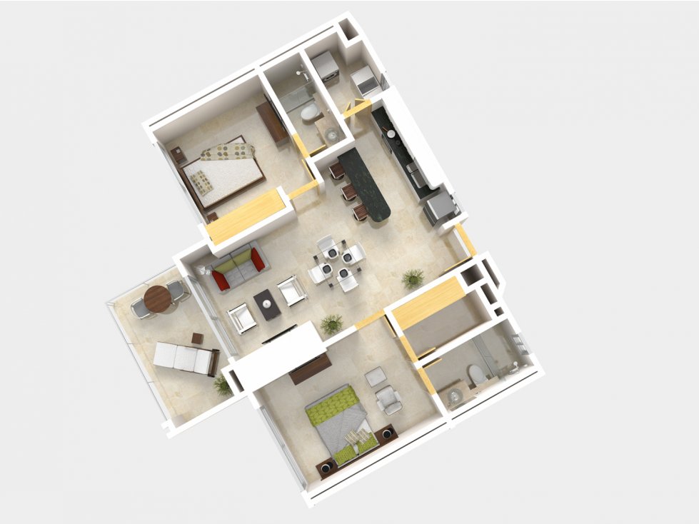 Vendemos apartamento 2 alcobas Palmetto Beach Cartagena de indias — foto 3