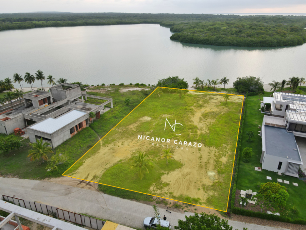 Lote VENTA de 2.571 sobre CIENAGA PORTONAITO Marina de Baru Cartagena — foto 4