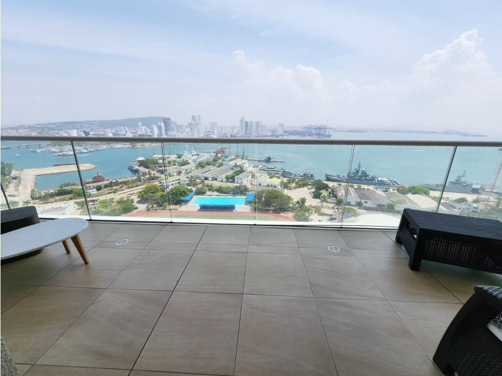 VENTA APARTAMENTO 1 ALCOBA EDIFICIO H2 PLAZA BOCAGRANDE CARTAGENA — foto 4