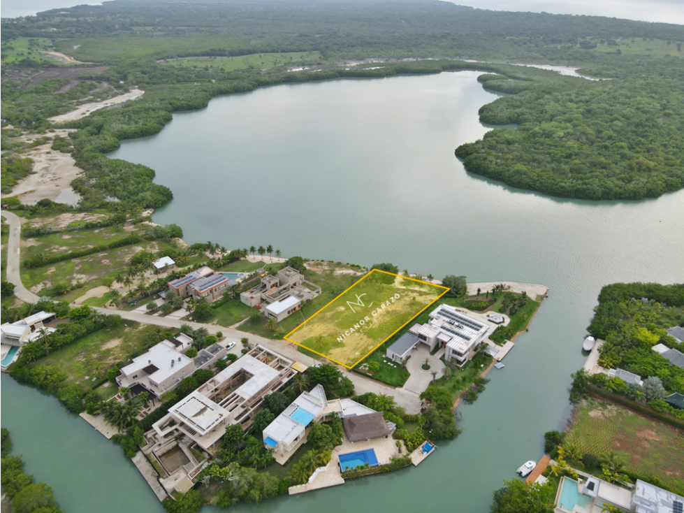 Lote VENTA de 2.571 sobre CIENAGA PORTONAITO Marina de Baru Cartagena — foto 2