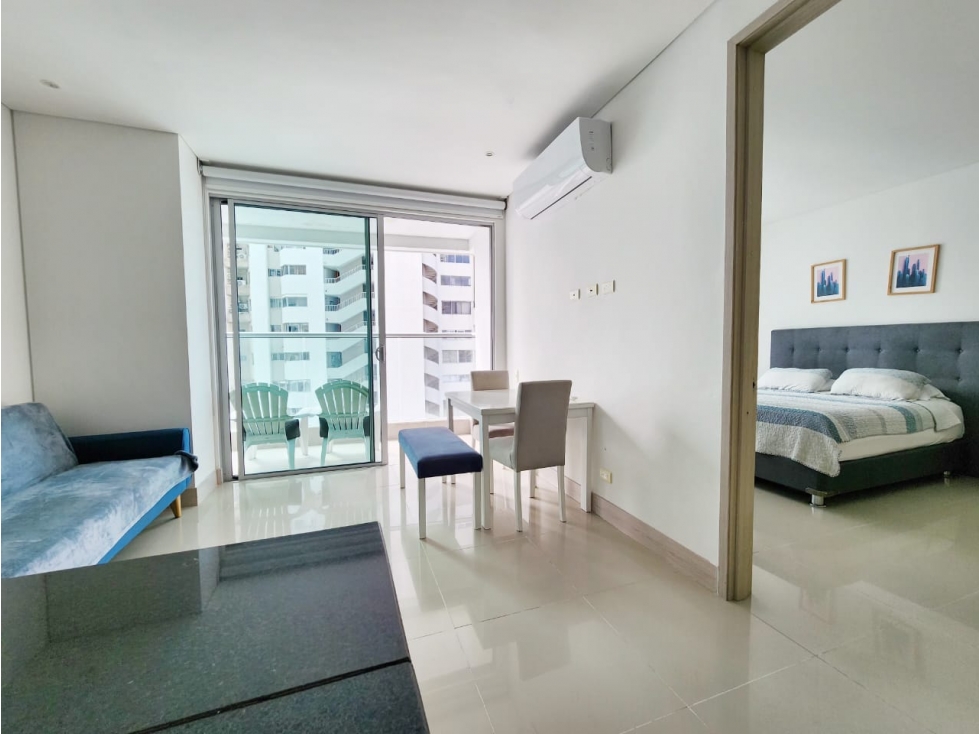 VENTA APARTAMENTO 1 HABITACION MURANO ELITE BOCAGRANDE CARTAGENA — foto 2