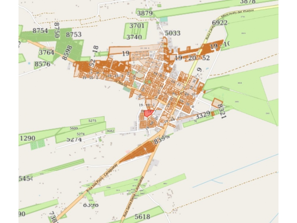 5.400 metros cuadrados en plena ciudad de Caraguatay - 1