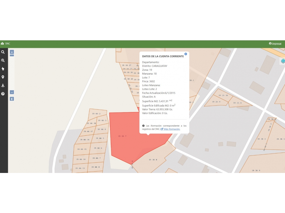 5.400 metros cuadrados en plena ciudad de Caraguatay - 5