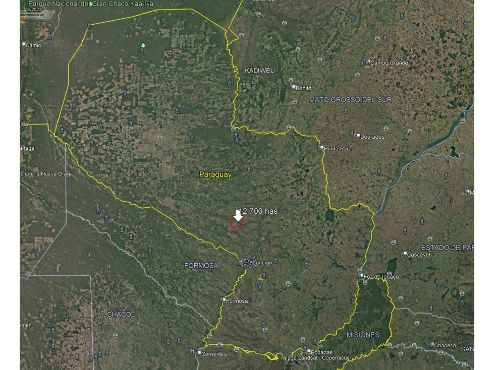 12.700 has ganaderas a menos de 200 km de Asunción. - 2