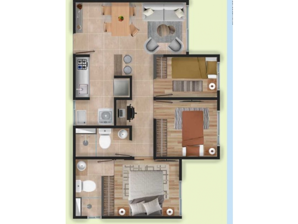 VENTA APARTAMENTO No.1606 SECTOR ALTA SULTANA