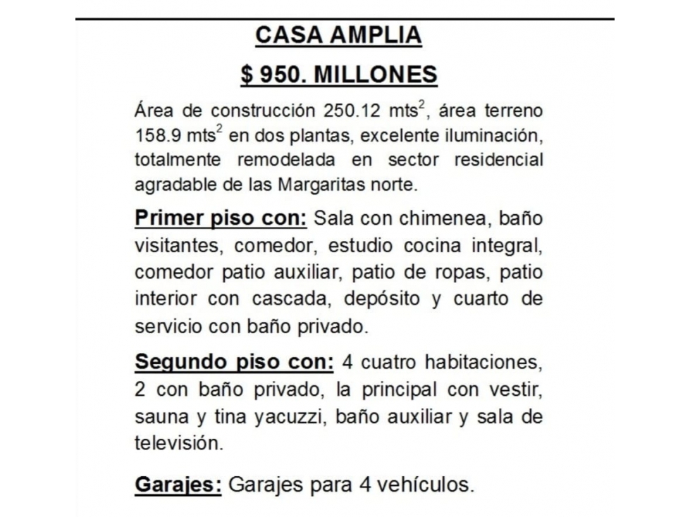 VENTA CASA EN CEDRITOS — foto 3