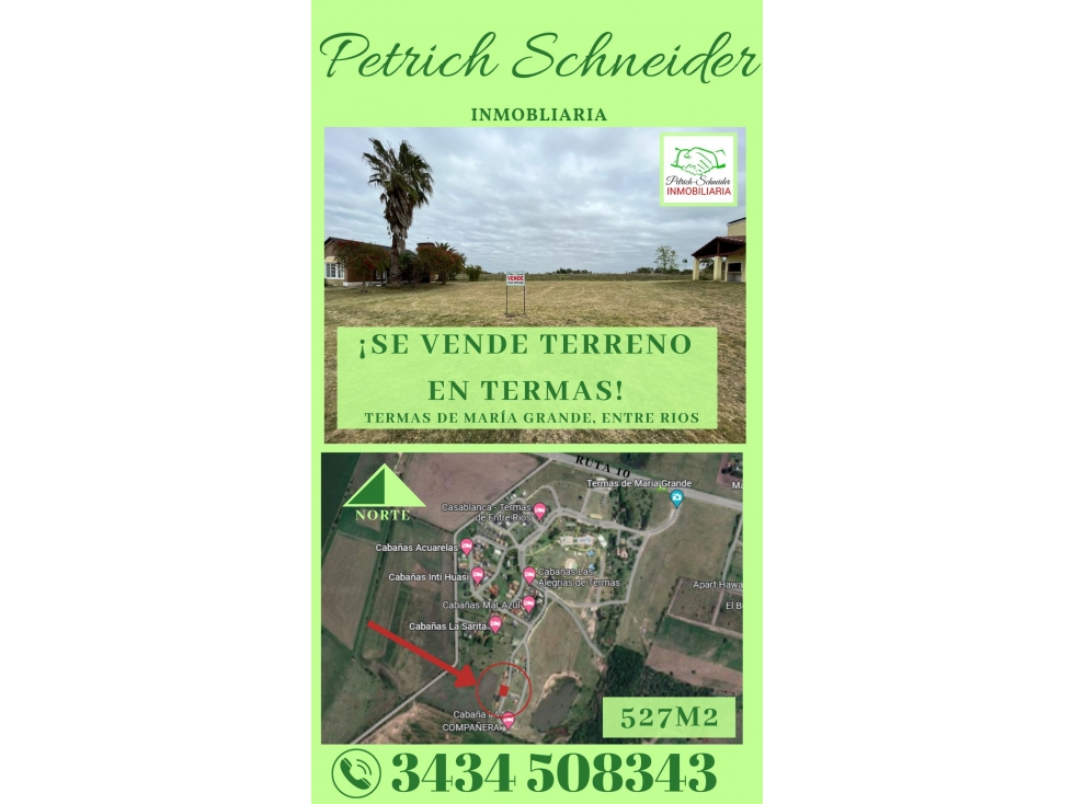 Se Vende 2 lotes Termas de María Grande, Entre Ríos - 3