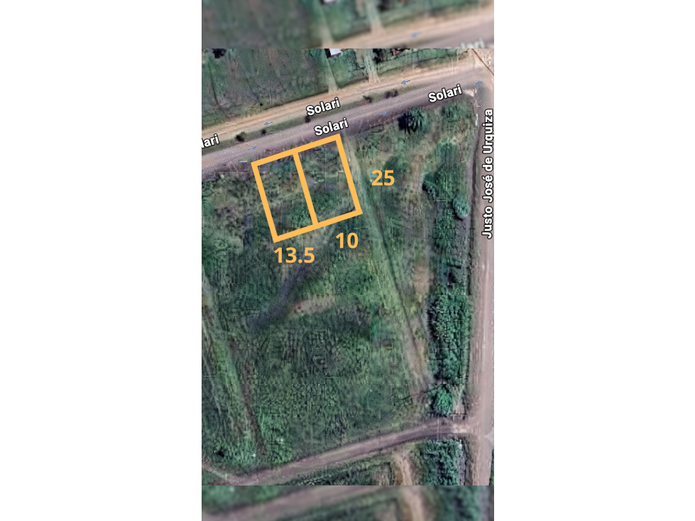 Se venden lotes en María Grande calle Solari a 15500 u$d c/u - 2