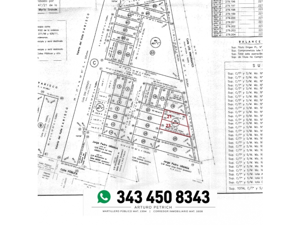 Se venden 2 lotes en María Grande - 2