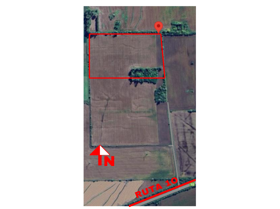 Se vende campo a 700 metros de ruta 10 - 2