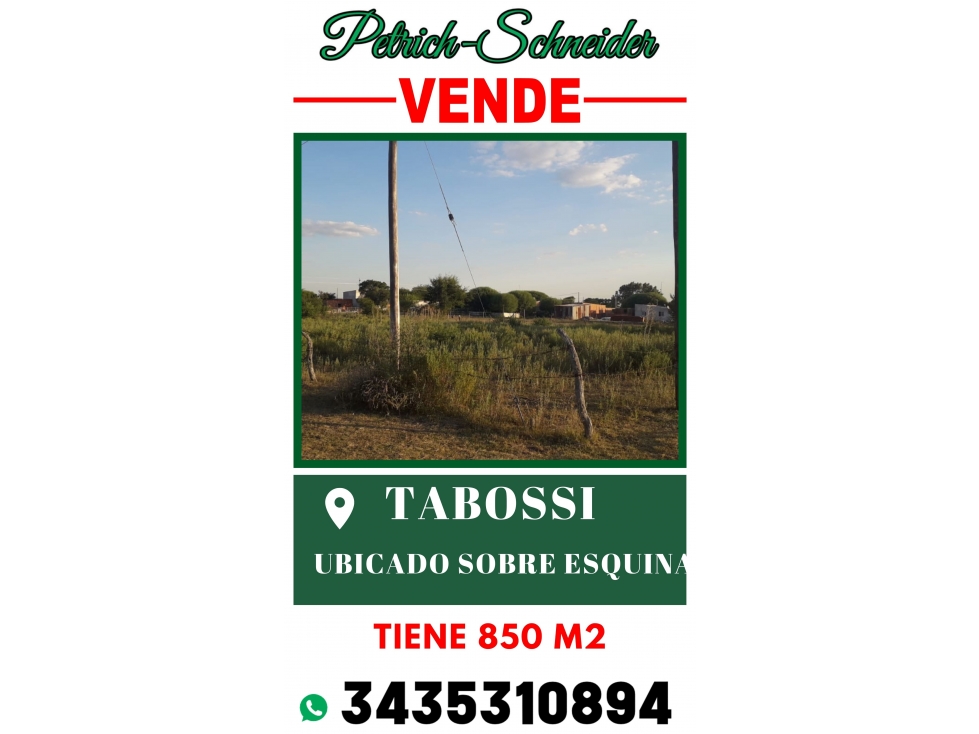 Se vende terreno en Tabossi, Entre Ríos - 2