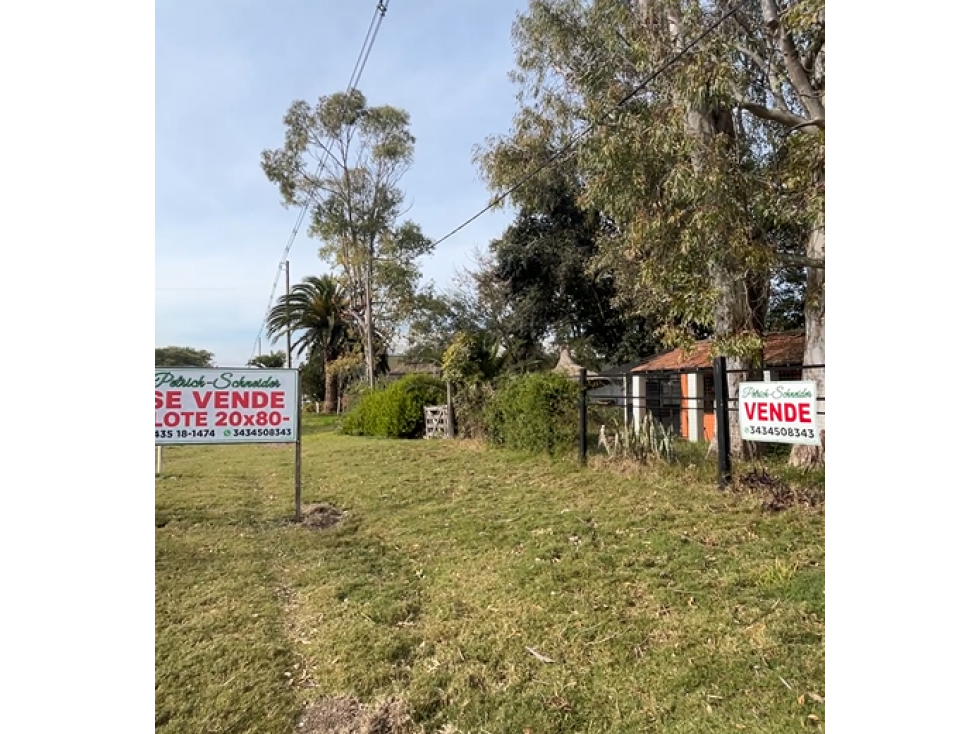 Lote de 1600 en venta en María Grande sobre Av. Argentina - 2