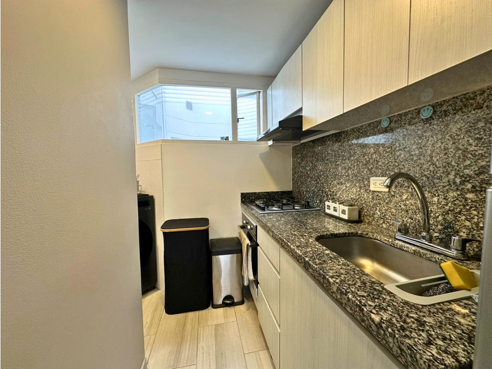 ARRIENDO APTO EL BATÁN, REMODELADO, 53 MTS, 2 HAB, 2 BAÑOS, 1 PARQ — foto 5