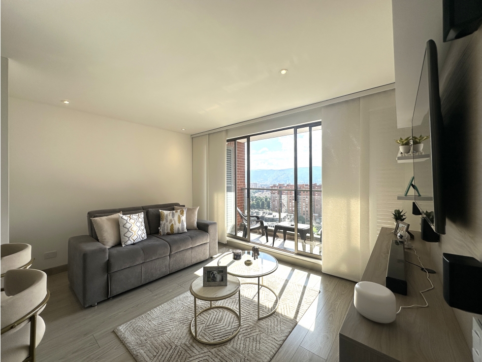 ARRIENDO APTOESTUDIO EXTERIOR COLINA , 47 MTS, 1 HAB, 1 BAÑO, 1 PARQ — foto 3