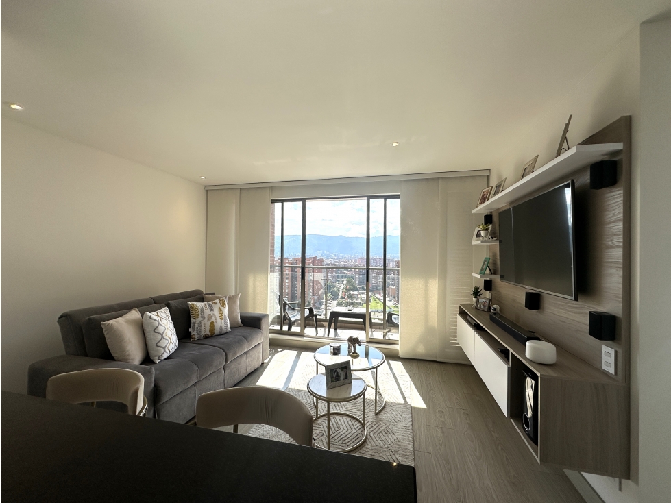 ARRIENDO APTOESTUDIO EXTERIOR COLINA , 47 MTS, 1 HAB, 1 BAÑO, 1 PARQ — foto 4
