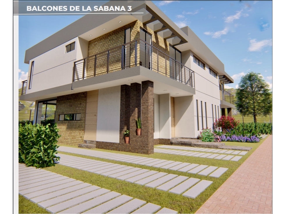 VENDO CASA PARA ESTRENAR EN COTA CONJUNTO CERRADO VDA LA MOYA - 1